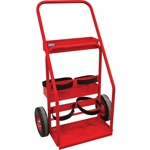 KLETON DC902 Chariot de prevention d'incendie pour travaux &agrave; chaud, Roues Semi-pneumatique, Base de 17,75" la x 8,9" lo, 100 lb