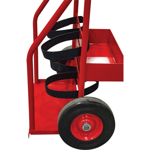 KLETON DC902 Chariot de prevention d'incendie pour travaux &agrave; chaud, Roues Semi-pneumatique, Base de 17,75" la x 8,9" lo, 100 lb