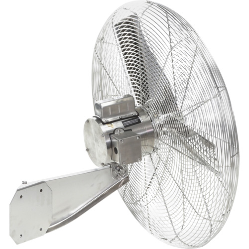Air Master 70833 Ventilateurs en acier inoxydable lavables &agrave; grande eau pour service alimentaire, Industriel, 1 vitesses, Diam&egrave;tre de 20"