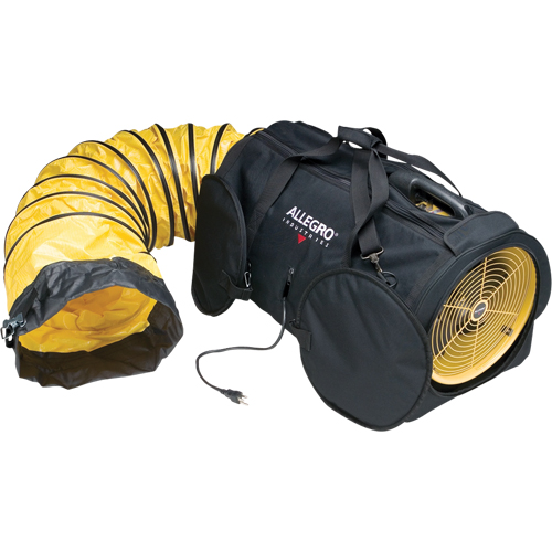 Walter Technologies Pour Surface 9535-12 Ventilateurs axiaux  Air Bag  ALLEGRO INDUSTRIES, 1/2 CV, 1800 pi³/min