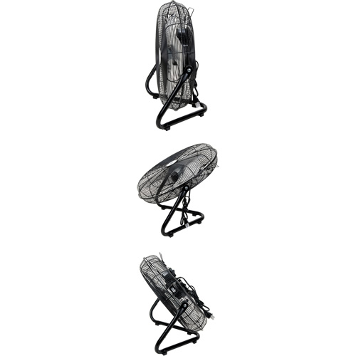 Produits Industriels Matrix EA528 Ventilateur sur pied haute vitesse, Commercial, 3 vitesses, Diam&egrave;tre de 16"