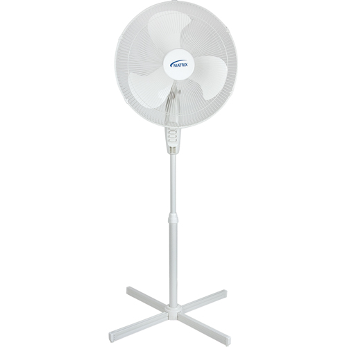 Produits Industriels Matrix EA658 Ventilateur sur socle oscillant, Commercial, 3 Vitesses, Diam&egrave;tre de 16"