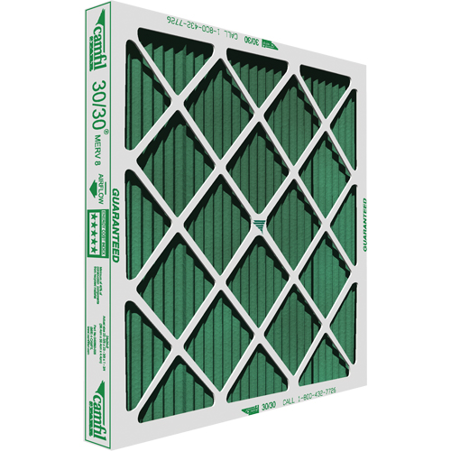 Camfil 054862012 Filtre &agrave; panneau de grande capacit&eacute; 30/30, Sac, MERV 8, 16" la x 1" p x 16" h