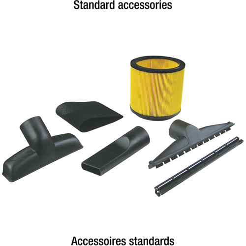 King Canada 8560LST Aspirateur, Secs-humides, 6,5 CV, 16 gal. US (60,6 litres)