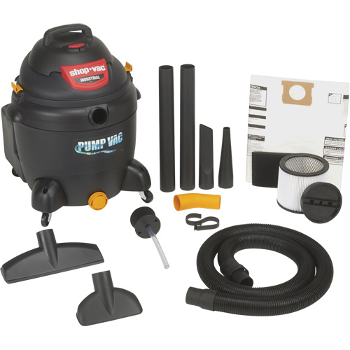 Shop Vac 9601806 Aspirateur pour atelier avec pompe int&eacute;gr&eacute;e, Secs-humides, 6 CV, 18 gal. US (68,1 litres)