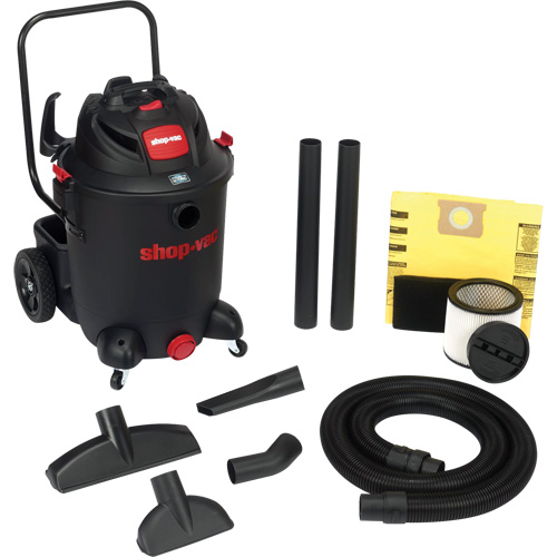 Shop Vac 8251405 SVX2 Utility Shop Vacuum with Cart, Wet-Dry, 6.5 HP, 14 US Gal. (53 Litres)