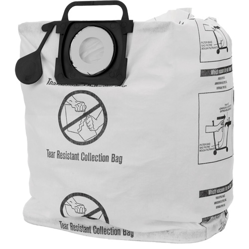 Shop Vac 9021333 Tear-Resistant Dry Collection Vacuum Bags, 5 - 10 US gal.