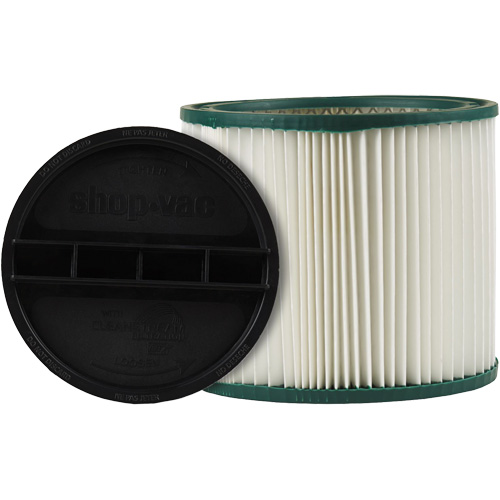 Shop Vac 9030733 CleanStream&reg; Gore&reg; High Efficiency Filter, Cartridge, Fits 5 US gal.