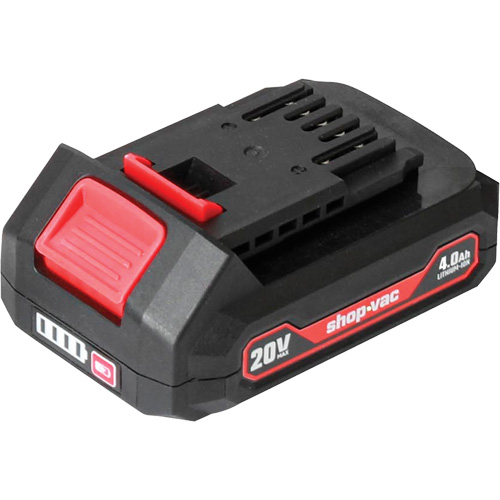 Shop Vac 5430041 4.0Ah Lithium Battery, 20 V
