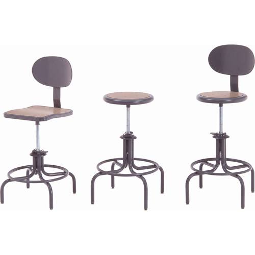 Mur-Van C621M Tabouret de s&eacute;rie 600, Stationnaire, Ajustable Hauteur, Capacit&eacute; 250 lb