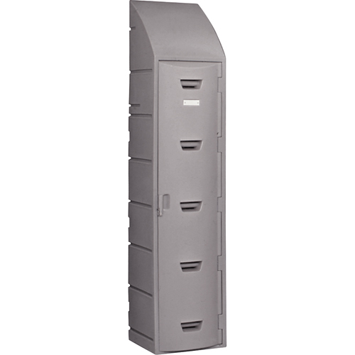 Remcon Plastics Incorporated 01 550 1560 001 027 Casier, 15" x 18" x 73", Gris, Assembl&eacute;
