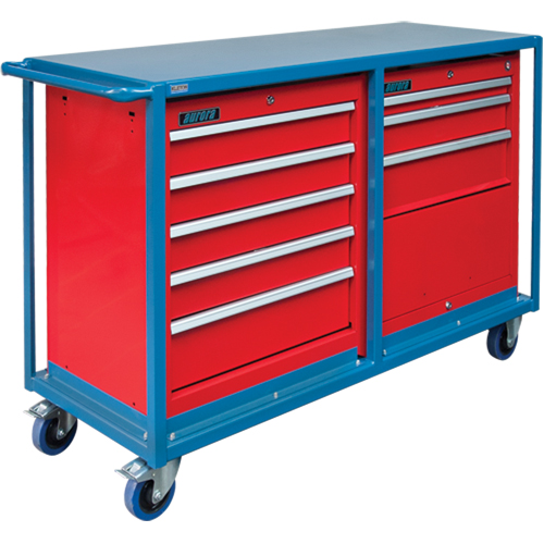 KLETON Mobile Tool Box Benches FF993 Shop Tool Cart TENAQUIP