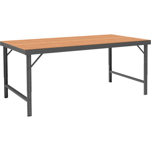 Durham Manufacturing WBF-TH-3096-95 &eacute;tabli &agrave; jambes pliantes r&eacute;glables