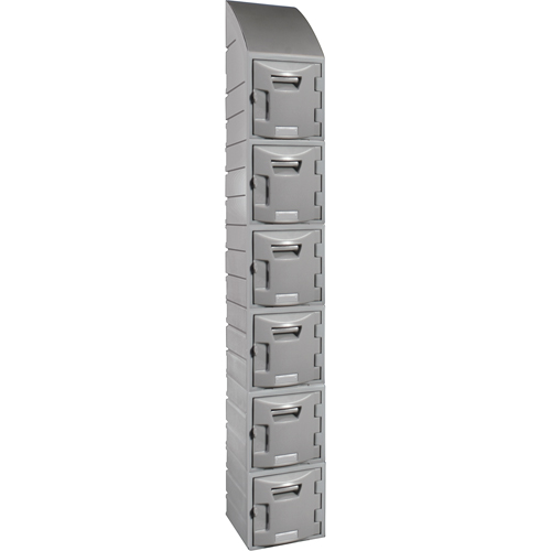 Remcon Plastics Incorporated 01 520 1212 BX1 000 Locker, 12" x 15" x 12", Grey, Assembled