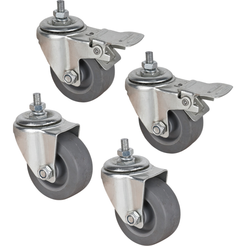 KLETON FI521 Pupitre d'atelier ouvert - ensemble optionnel de roulettes