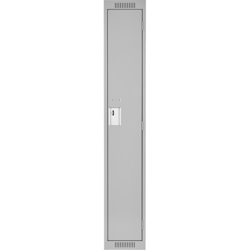 Anthony Steel Mfg. CL-S-1-18X18X72_A124 Clean Line Lockers, 18" x 18" x 72", Steel, Grey, Rivet (Assembled)