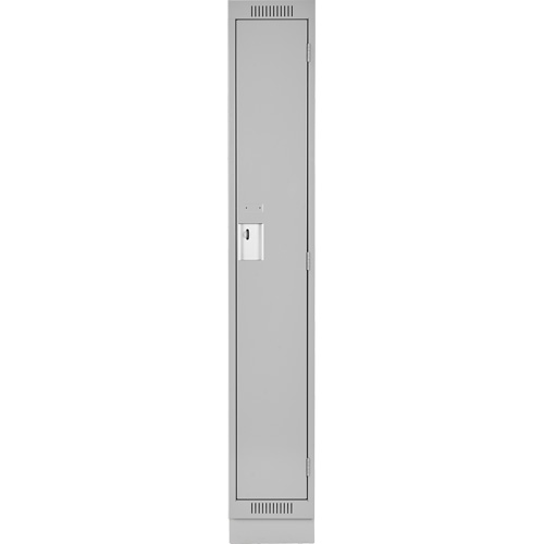 Anthony Steel Mfg. CL-S-1-15X18X72-RB_A124 Clean Line Lockers, 15" x 18" x 76", Steel, Grey, Rivet (Assembled)