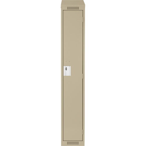 Anthony Steel Mfg. CL-S-1-18X18X72-ST_A123 Clean Line Lockers, 18" x 18" x 78", Steel, Beige, Rivet (Assembled)