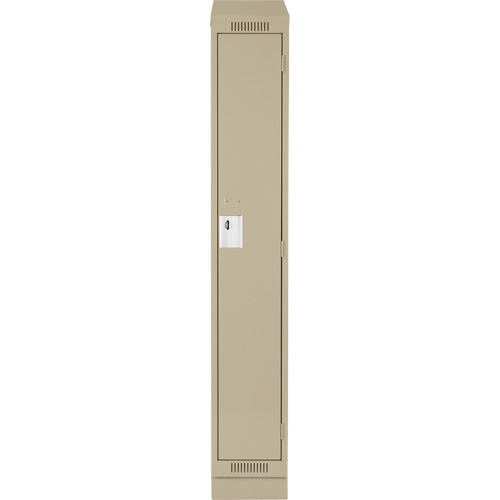 Anthony Steel Mfg. CLS-1-18X18X72RBST_A123 Clean Line Lockers, 18" x 18" x 82", Steel, Beige, Rivet (Assembled)