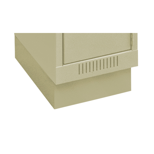 Anthony Steel Mfg. CL-RBASE-12X18X4_A123 Clean Line Economy Lockers Recessed Base, 1 Banks, 4" H x 12" W x 18" D, Beige, Steel