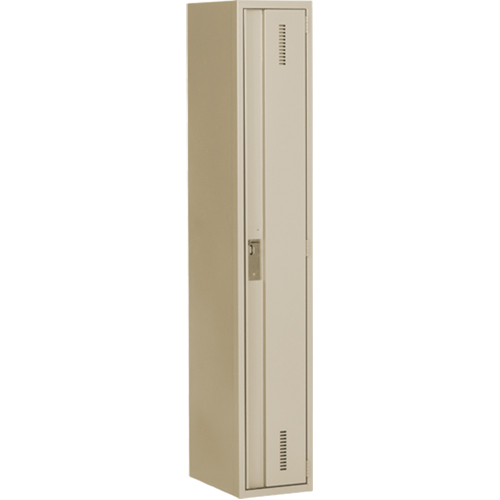 Perfix Inc. 1-121872-1-9393 Concorde Heavy-Duty Lockers, 12" x 18" x 72", Steel, Beige, Welded (Assembled)