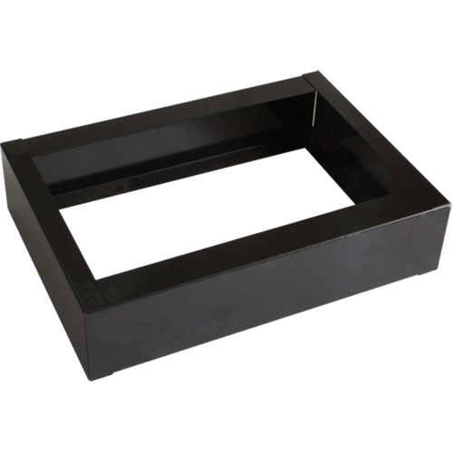 Perfix Inc. 003-BASE1217-1-9367 All-Welded Concorde - Heavy-Duty Lockers Recessed Base, 1 Banks, 4" H x 12" W x 17" D, Black, Steel