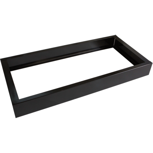 Perfix Inc. 003-BASE1217-3-9367 Base encastr&eacute;e pour casiers robustes enti&egrave;rement soud&eacute;e Concorde, 3 Blocs, 4" lo x 36" la x 17" p, Noir, Acier