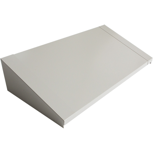 Perfix Inc. 007-DPEN1218-3-9363 Dessus inclin&eacute; pour casiers robustes enti&egrave;rement soud&eacute; Concorde, Bloc de 3, 18" p x 36" la x 6" ha, Gris, Acier