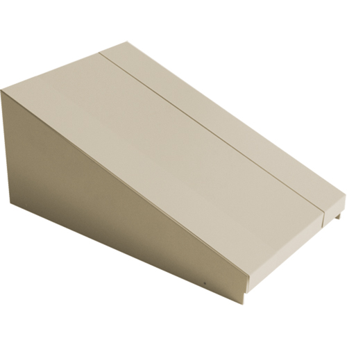 Perfix Inc. 007-DPEN1218-1-9393 All-Welded Concorde - Heavy-Duty Lockers Sloping Top, 1 Bank, 18" D x 12" W x 6" H, Beige, Steel