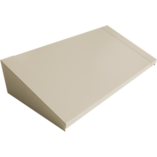 Perfix Inc. 007-DPEN1218-3-9393 Dessus inclin&eacute; pour casiers robustes enti&egrave;rement soud&eacute; Concorde, Bloc de 3, 18" p x 36" la x 6" ha, Beige, Acier