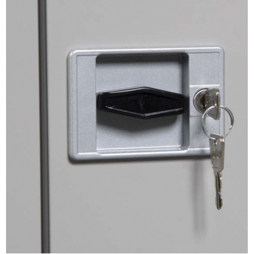 Anthony Steel Mfg. SC-36X24X72-22-A123 Deep Hi-Boy Storage Cabinet, Steel, 4 Shelves, 72" H x 36" W x 24" D, Beige