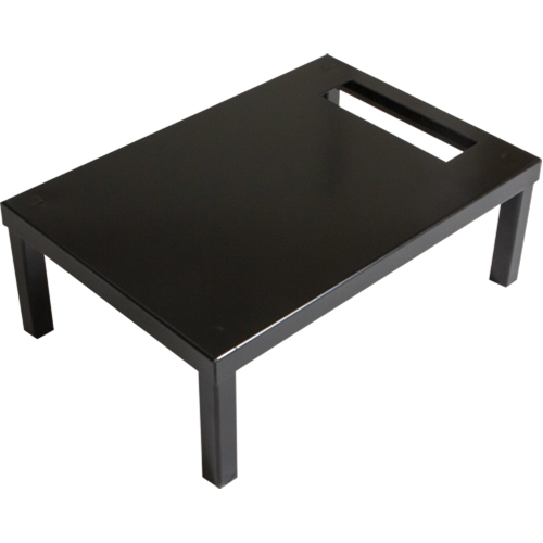 Perfix Inc. 004-BASE1218-3-9367 All-Welded Concorde Free Standing Locker Base, 3 Banks, 6" H x 36" W x 18" D, Black, Steel