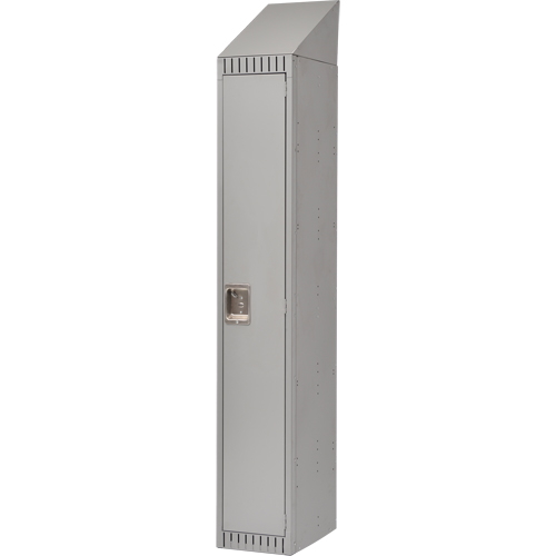 KLETON FL380 Lockers, 12" x 18" x 82", Steel, Grey, Knocked Down