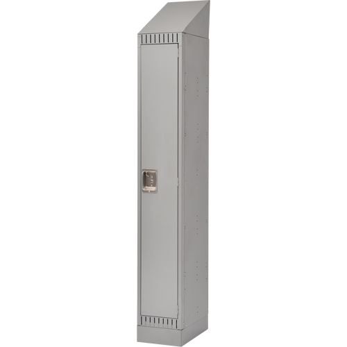 KLETON FL404 Lockers, 12" x 18" x 86", Steel, Grey, Knocked Down