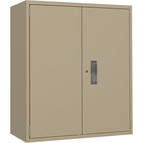 Perfix Inc. 88 R 20-18-9393 Lo-Boy Storage Cabinet, Steel, 2 Shelves, 40" H x 36" W x 18" D, Beige