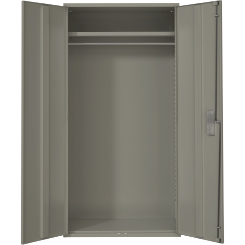 Perfix Inc. 94 R 24-18-9363 Wardrobe Storage Cabinet, Steel, 36" W x 18" D x 72" H, Grey