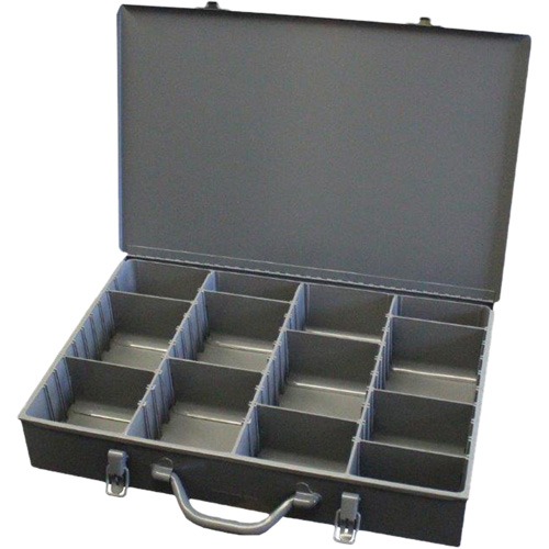 Durham Manufacturing 119PC227-95 Compartment Steel Scoop Boxes, 17.875" W x 12" D x 3" H, 13 Compartments