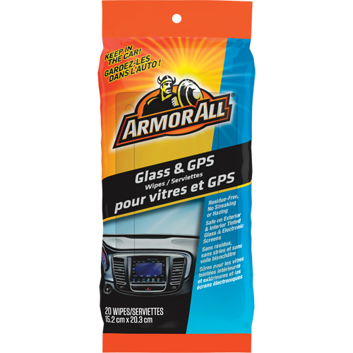 Armor All 18269C Serviettes nettoyantes pour vitres & GPS