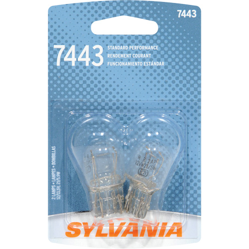 Sylvania 39579 7442 Mini-ampoule automobile de base, Incandescente, 25 W/5,9 W, Blanc