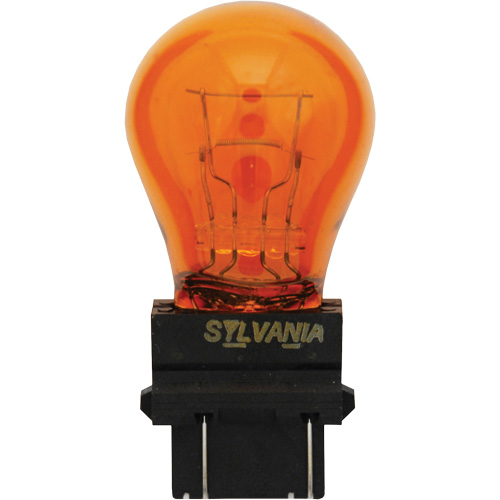 Sylvania 30152 3057A Long Life Mini Bulb, Incandescent, 26.9 W/6.7 W, Amber