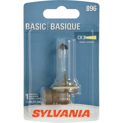 Sylvania 31581 896 Basic Fog Light Bulb, Halogen, 37.5 W, Off White