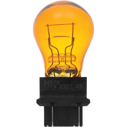 Sylvania AM4737008EC 3457A Basic Automotive Bulb, Incandescent, 26.54 W, Amber