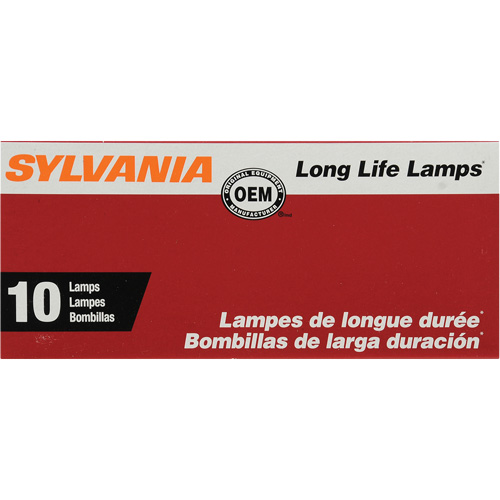 Sylvania 38163 4157NA Long Life Automotive Bulb, Incandescent, 28.54 W, Amber