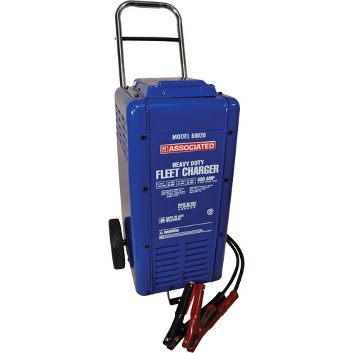 ASSOCIATED EQUIPMENT 6/12/18/24 Volt HeavyDuty Wheeled Fleet Charger