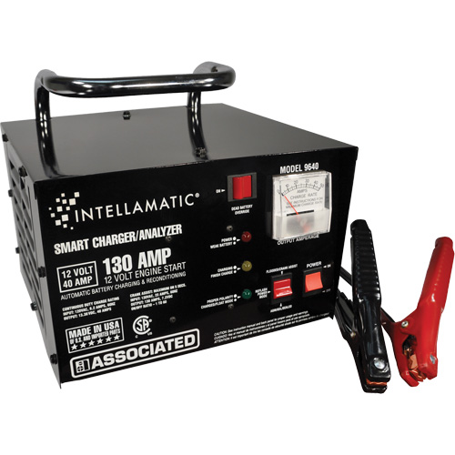 Associated Equipment  9640 Intellamatic&reg; 12 Volt Charger, Analyzer, & Power Supply