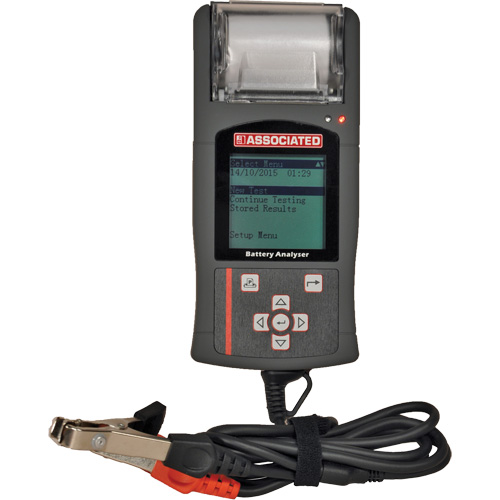 Associated Equipment  12-1015 Testeur/analyseur portatif de syst&egrave;mes &eacute;lectriques avec port USB et imprimante thermique