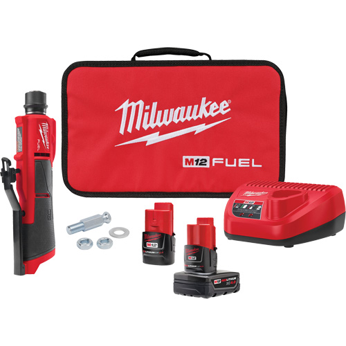 Milwaukee 2409-22 Trousse de ponceuse pour pneus &agrave; basse vitesse M12 Fuel