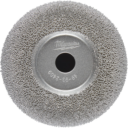 Milwaukee 49-93-2409 Meule &agrave; polir &agrave; contour &eacute;vas&eacute; 2-1/2" pour ponceuse pour pneus &agrave; basse vitesse M12 Fuel