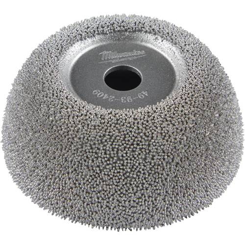 Milwaukee 49-93-2409 Meule &agrave; polir &agrave; contour &eacute;vas&eacute; 2-1/2" pour ponceuse pour pneus &agrave; basse vitesse M12 Fuel