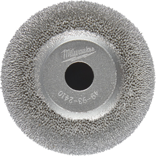 Milwaukee 49-93-2410 Meule &agrave; polir &agrave; contour &eacute;vas&eacute; 2" pour ponceuse pour pneus &agrave; basse vitesse M12 Fuel